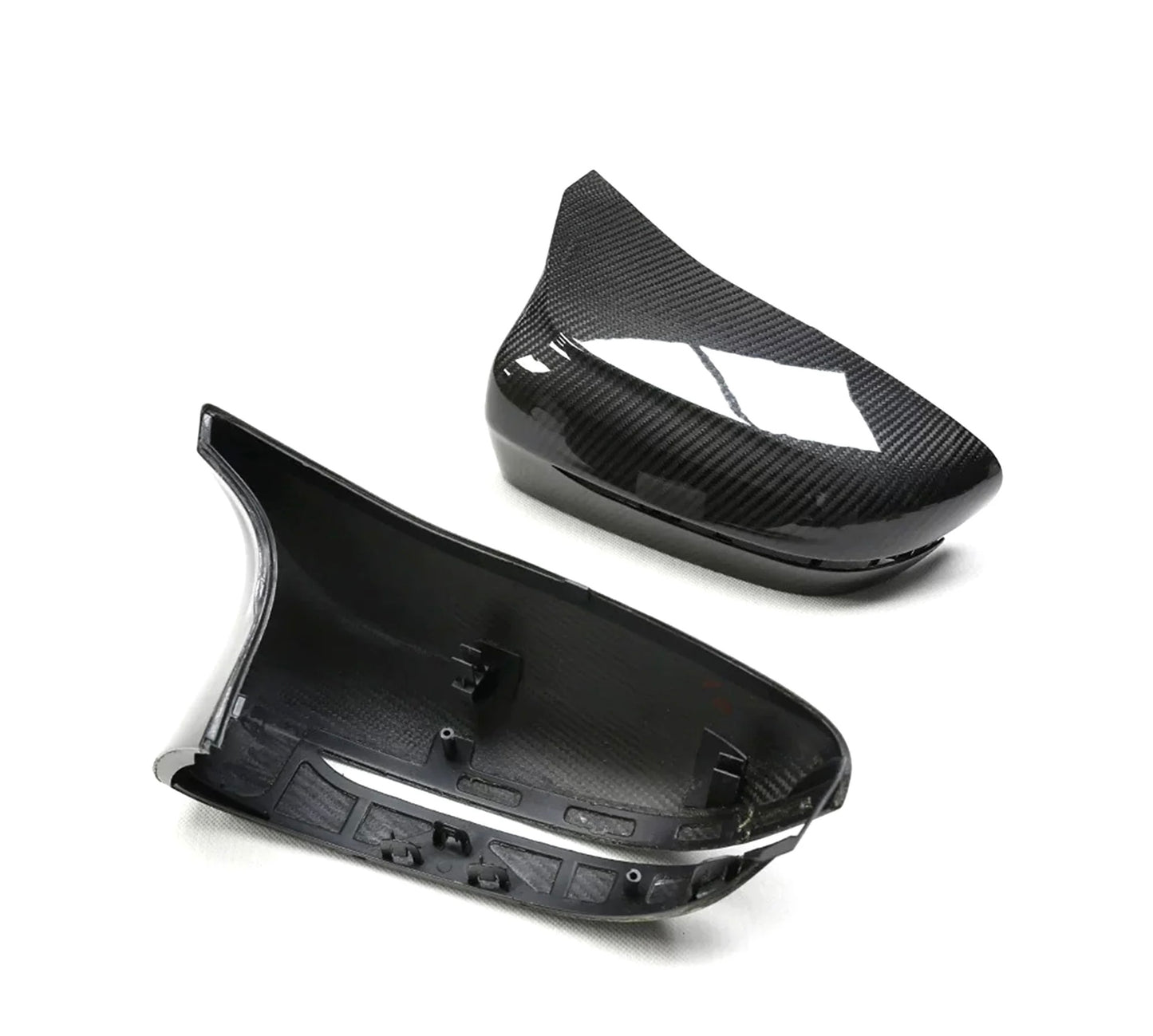2018–2023 BMW F90 M5 / F91–F93 M8 Dry Carbon Fiber Mirror Caps