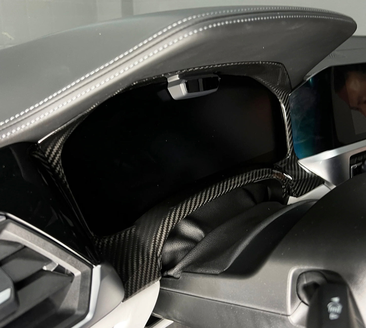 2021–2023 BMW G80 / G81 / G82 / G83 Dry Carbon Fiber Gauge Cluster Trim (Pre-LCI)