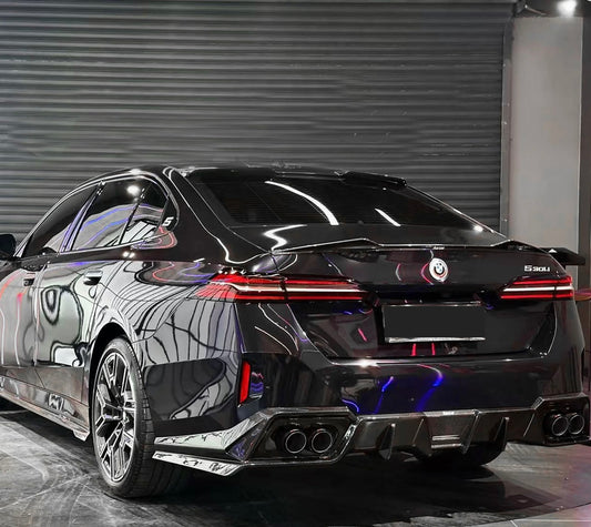 2024+ BMW 5 Series G68 – Carbon Fiber M Performance Spoiler & Rear Window Spoiler