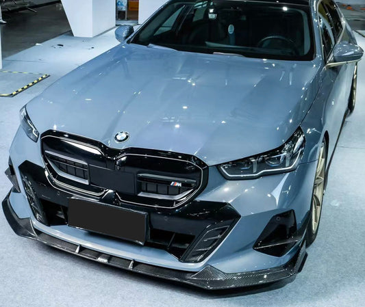 2024+ BMW 5 Series G68 Dry Carbon Fiber 1 Piece ST Style Front Lip
