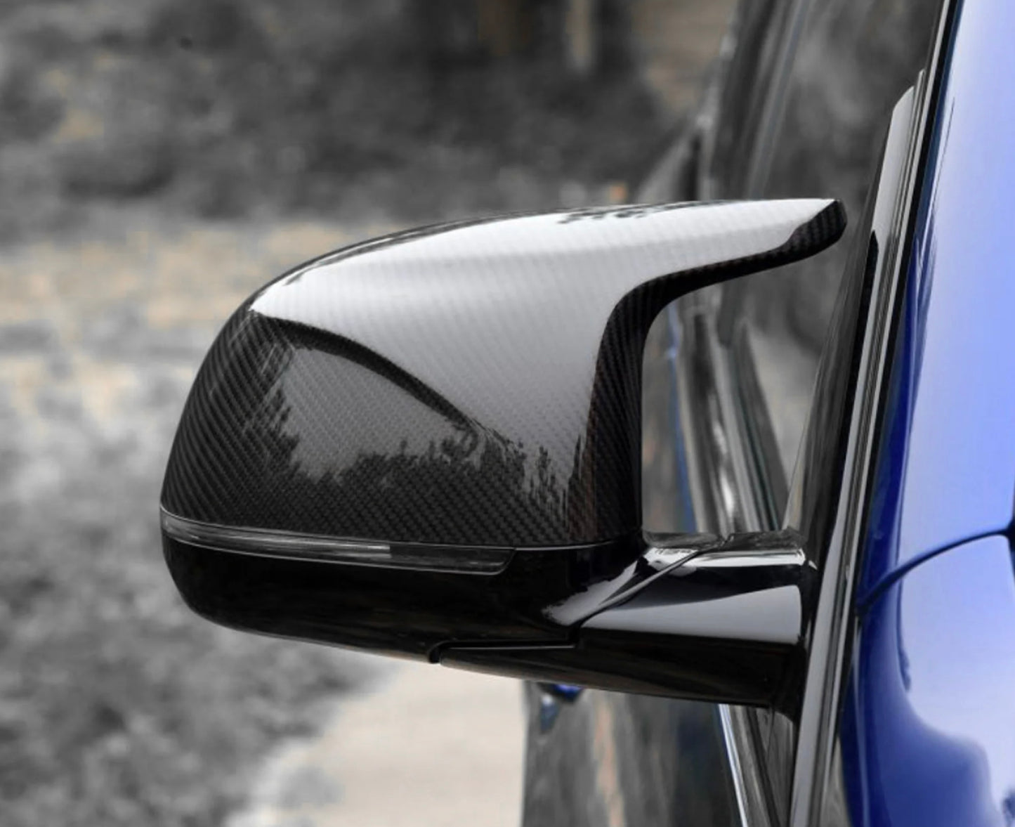 2019–2024 BMW X3M F97 Dry Carbon Fiber Mirror Caps