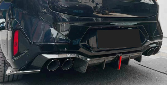 2022+ BMW X4 G02 LCI Dry Carbon Fiber Rear Diffuser
