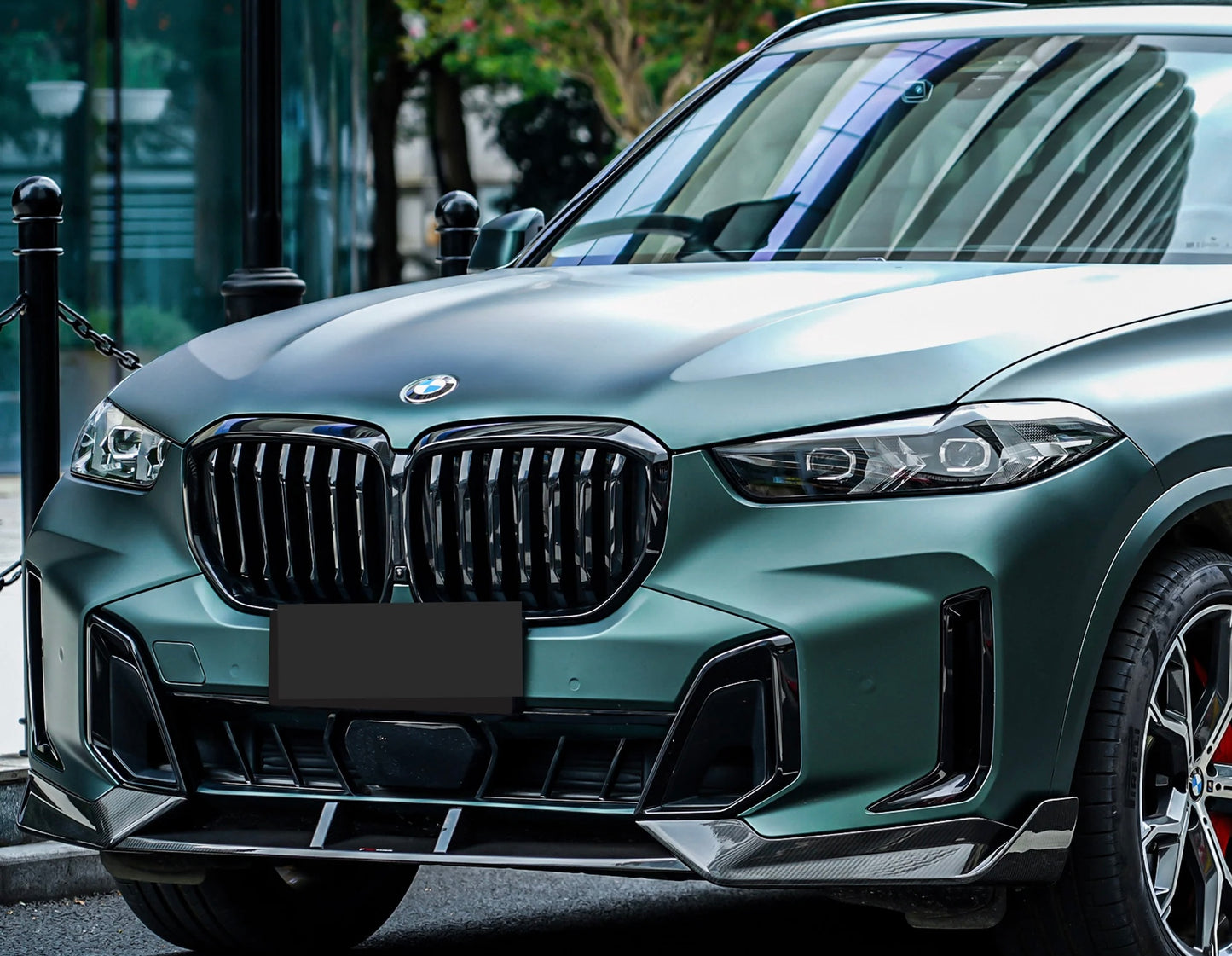 2024+ BMW X5 G05 LCI Dry Carbon Fiber Front Lip