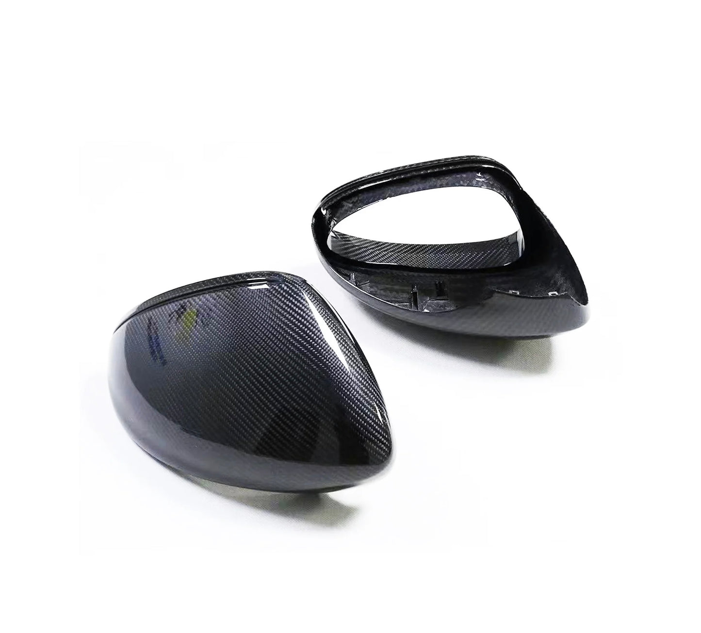 2017–2023 Porsche Panamera 971 Dry Carbon Fiber Mirror Cap Set