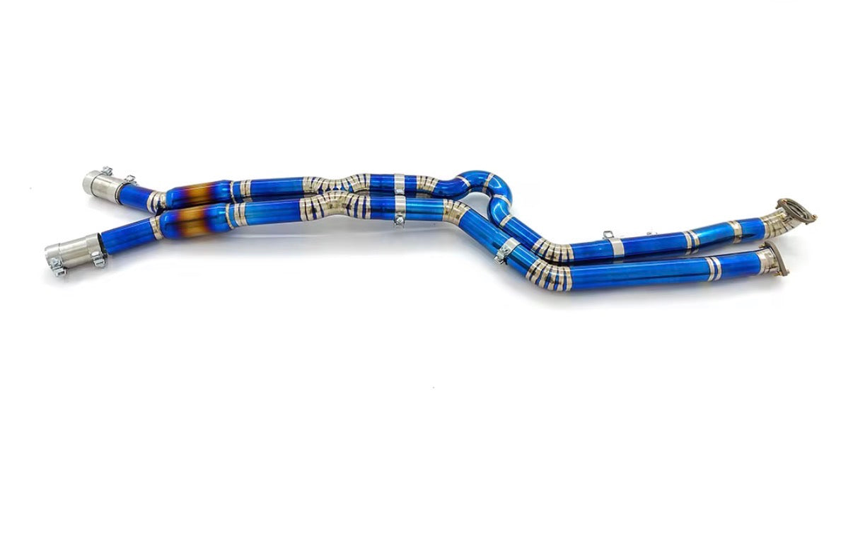 BMW G8x M3, M4, M2 LP Titanium Resonated Midpipe