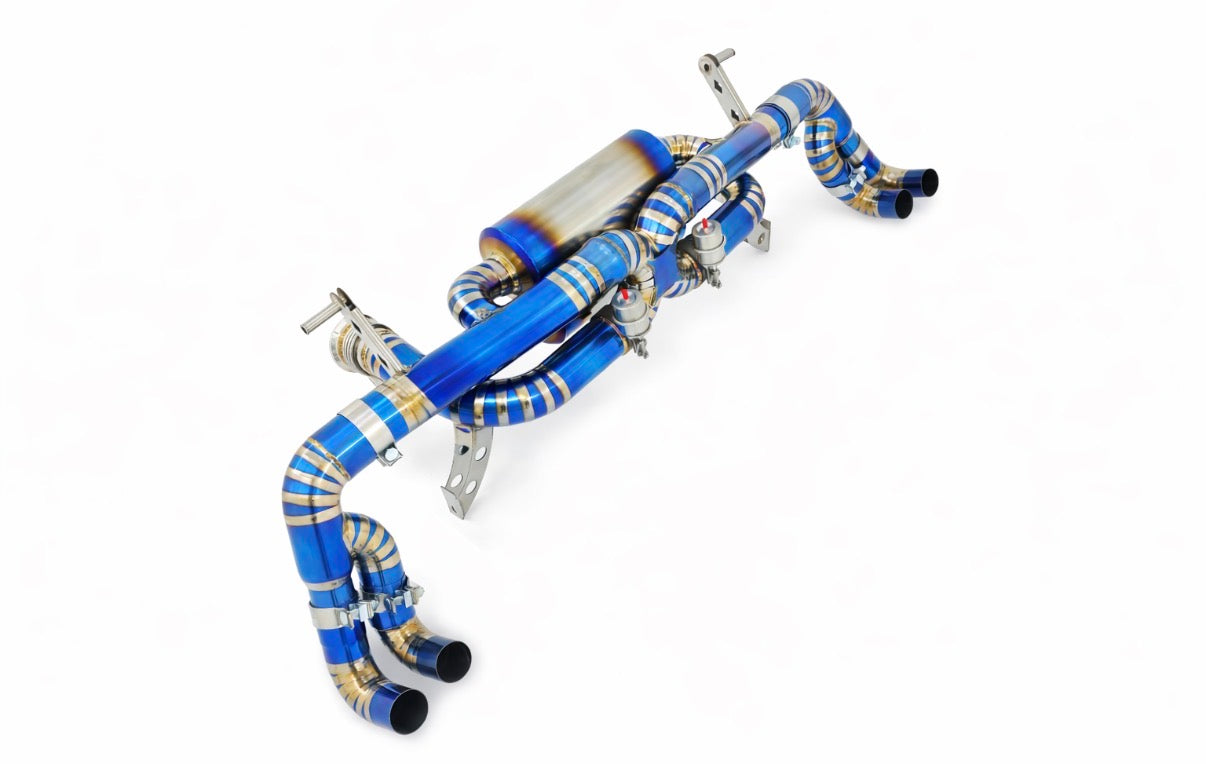 Audi R8 V8 4.2L / V10 5.2L Titanium Valved Axle-Back Exhaust