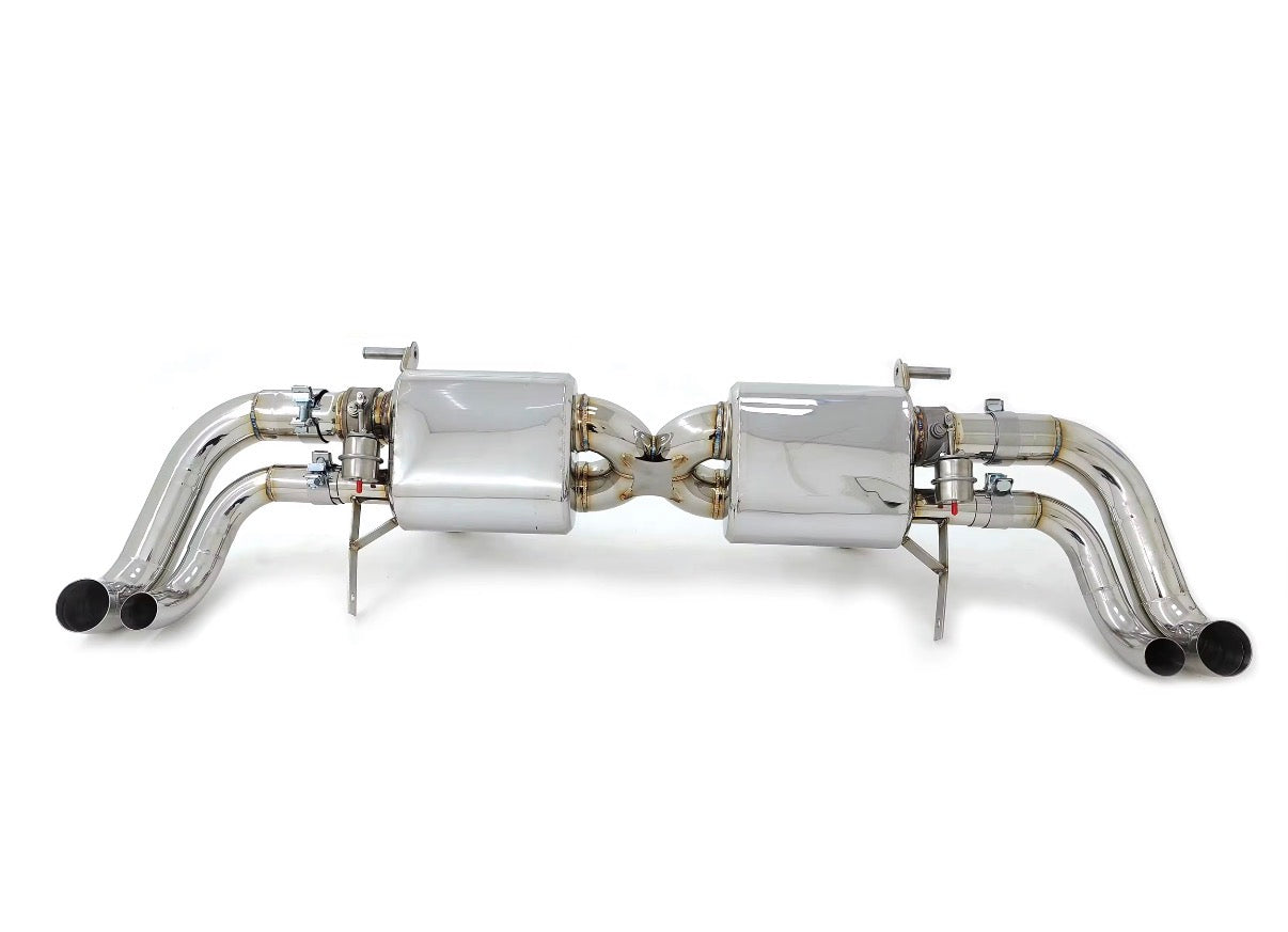 Audi R8 V8 4.2L / V10 5.2L Stainless Steel Valvetronic Axle-Back Exhaust