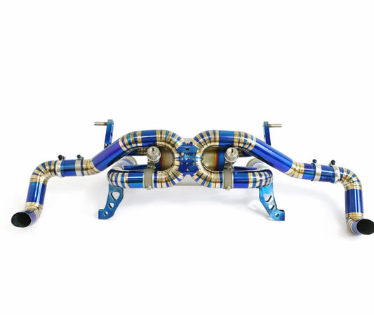 Audi R8 V8 4.2L / V10 5.2L Titanium Valvetronic Single-Exit Axle-Back Exhaust