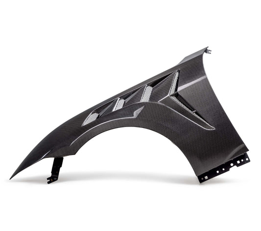 2024+ Ford Mustang S650 GTP Style Carbon Fiber Vented Front Fenders