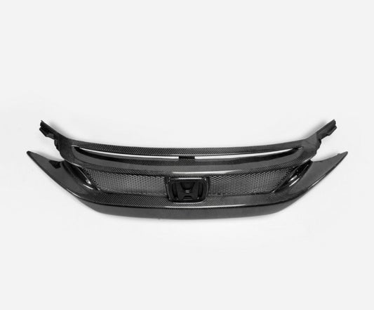 2016–2021 Honda Civic 10th Gen V1 Carbon Fiber Grille