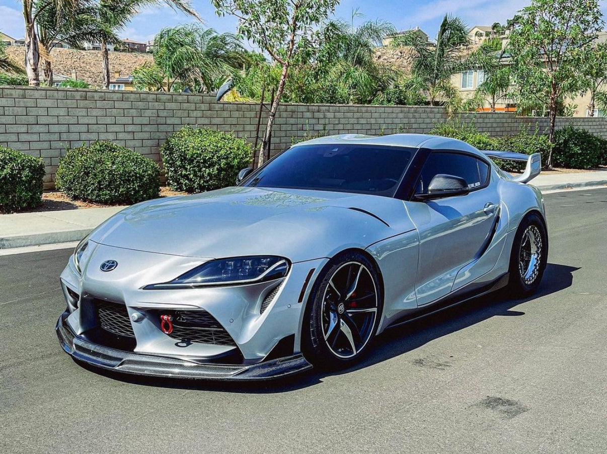 2020+ Toyota Supra A90/91 H Style Carbon Fiber Front Lip