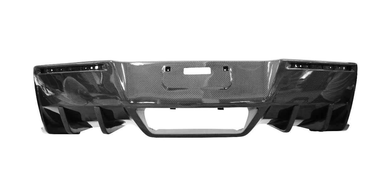 2014-2019 Chevrolet Corvette C7 R1 Carbon FIber Rear Diffuser