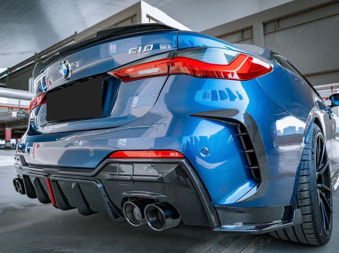 2021+ BMW G22/G23 Carbon Fiber K1 Style Diffuser with LED Light