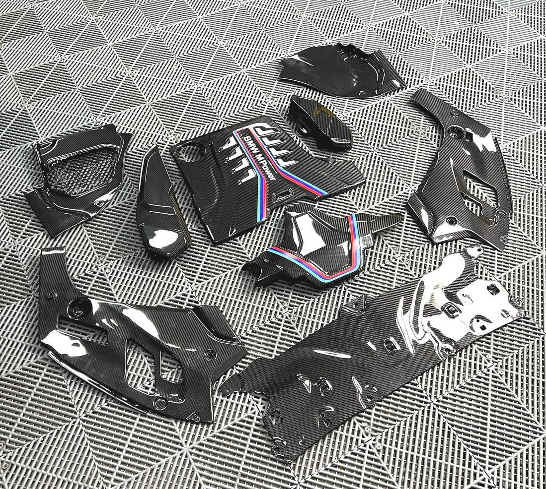 2018–2023 BMW F90 M5 / G30 / G38 – Carbon Fiber Engine Bay Parts (Full Kit)