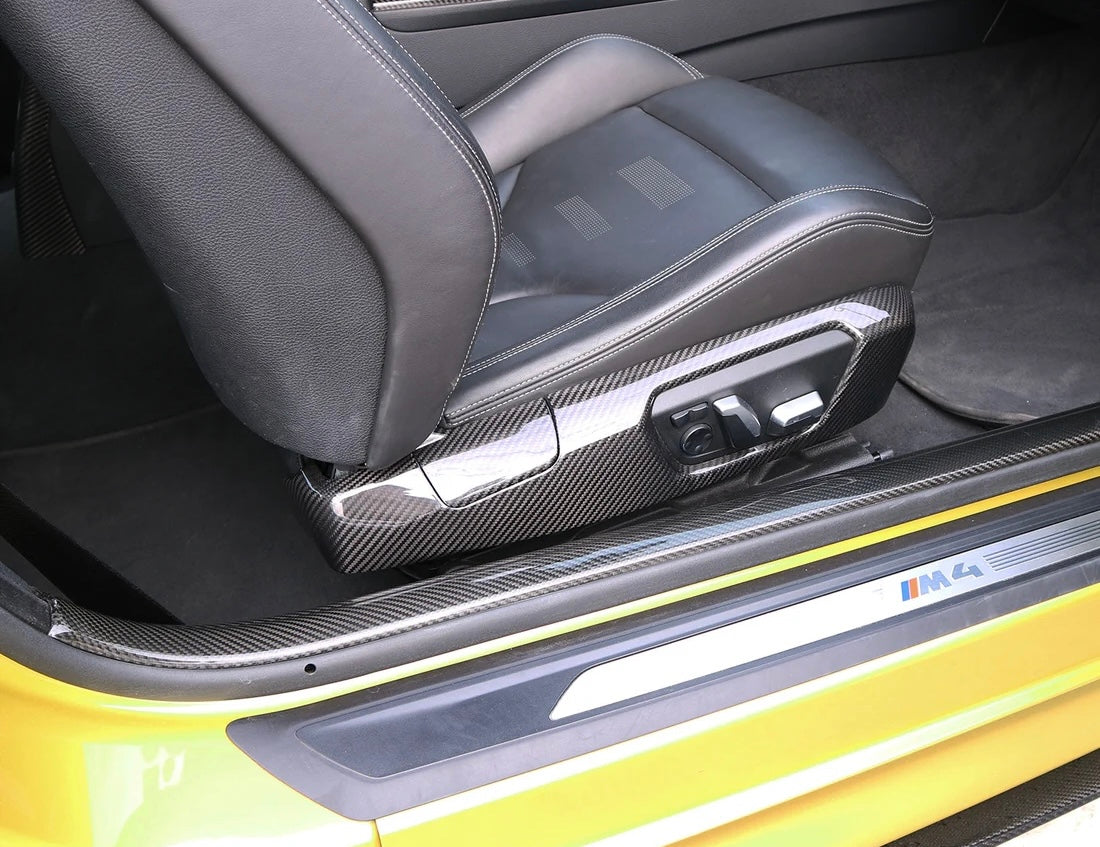 2014–2020 BMW F32/F33/F82/F83 Dry Carbon Fiber Door Sills