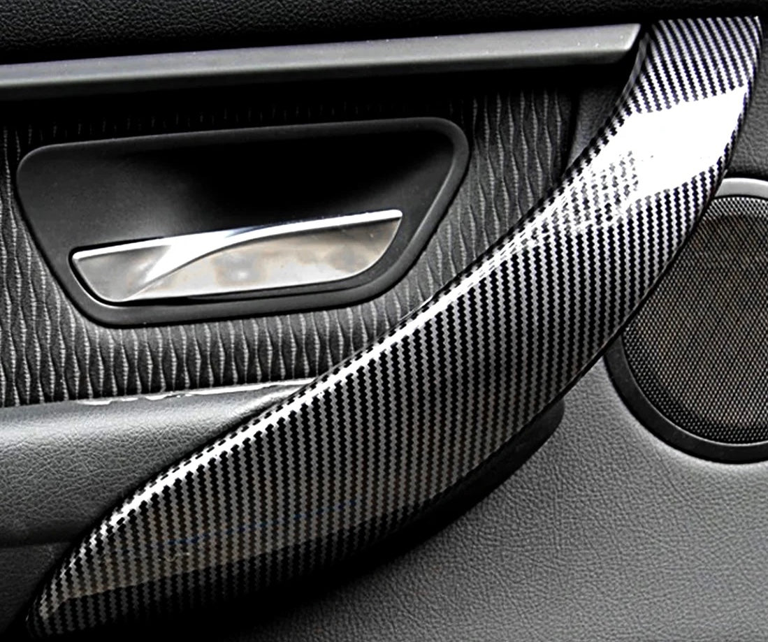 2012–2020 BMW F80/F30/F82/F83 Dry Carbon Fiber Interior Door Handles