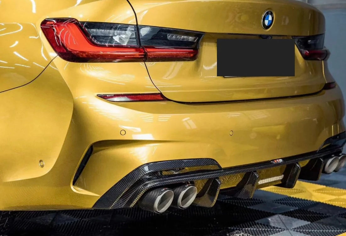 2019–2022 BMW G20 Pre-LCI 3 Series 330i / M340i Dry Carbon Fiber Rear Diffuser
