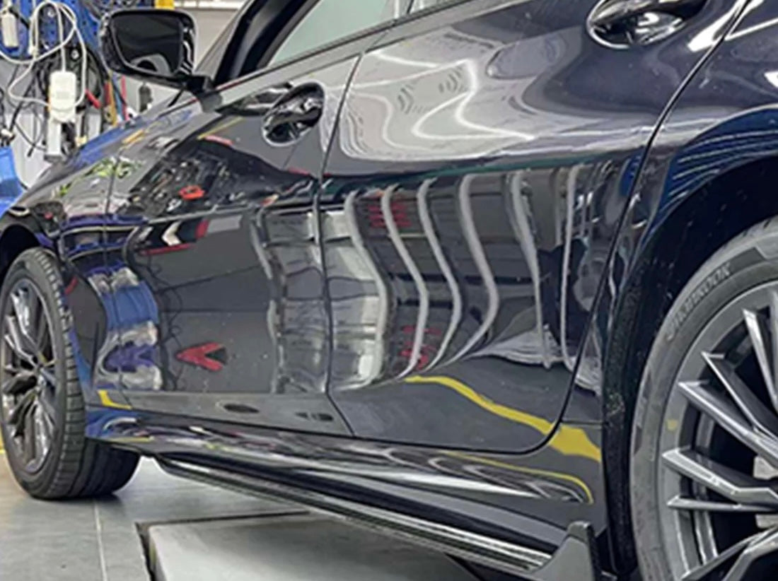 2019–2022 BMW G20 Pre-LCI 3 Series 330i / M340i Dry Carbon Fiber V1 Style Side Skirts