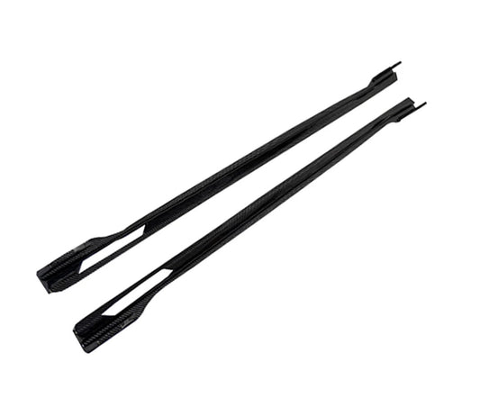 2019–2022 BMW G20 Pre-LCI 3 Series 330i / M340i Dry Carbon Fiber V2 Style Side Skirts