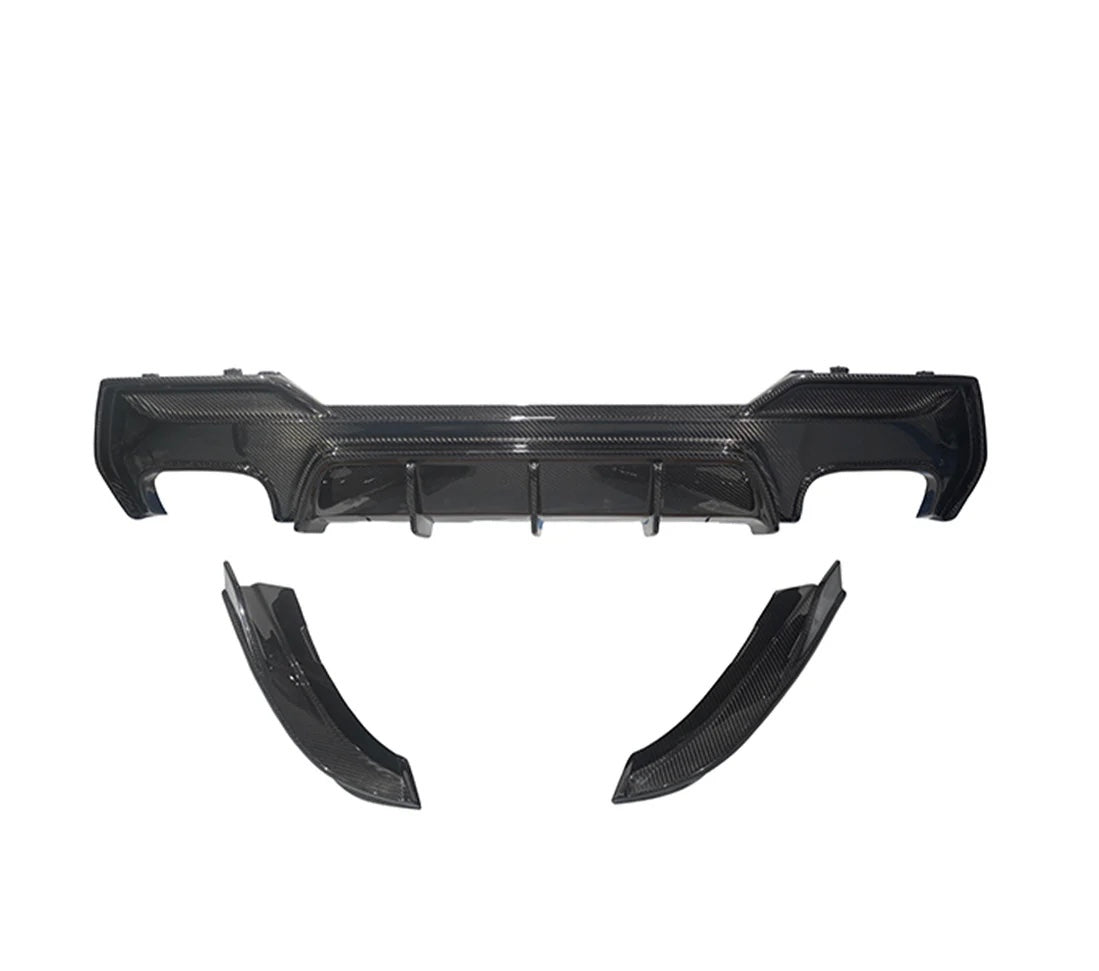 2021+ BMW G22 / G23 – Carbon Fiber Rear Diffuser (With or Without Light)