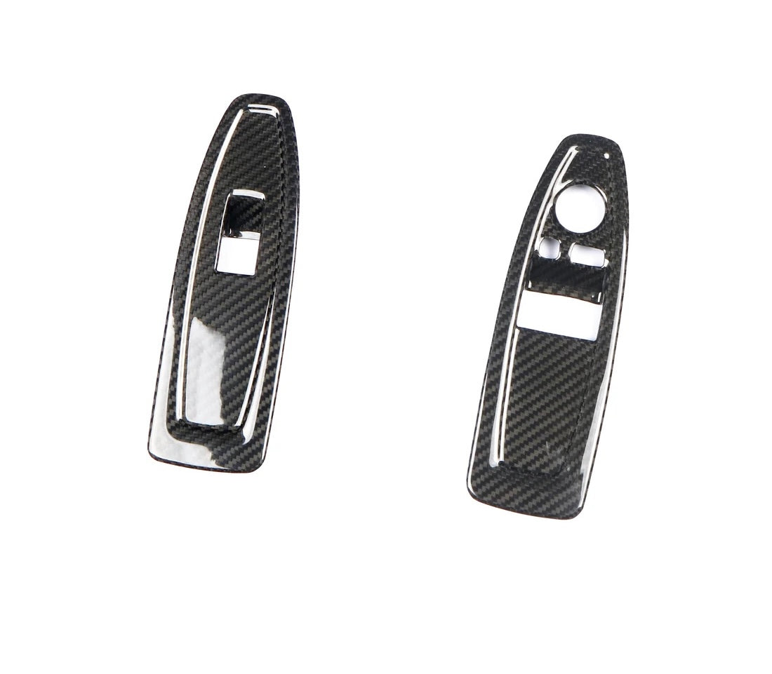 2014–2020 BMW F82 Dry Carbon Fiber Door Button Trim Cover