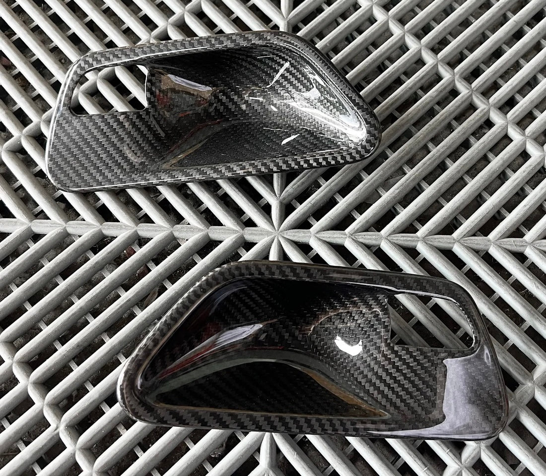 2014–2020 BMW F82 M4 Carbon Fiber Inner Door Handle Trim