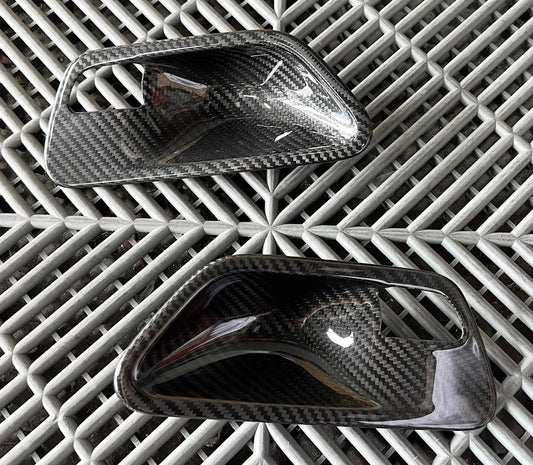 2014–2020 BMW F82 M4 Carbon Fiber Inner Door Handle Trim