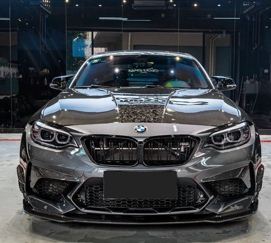 2016–2021 BMW F87 M2 Dry Carbon Fiber KB Hood
