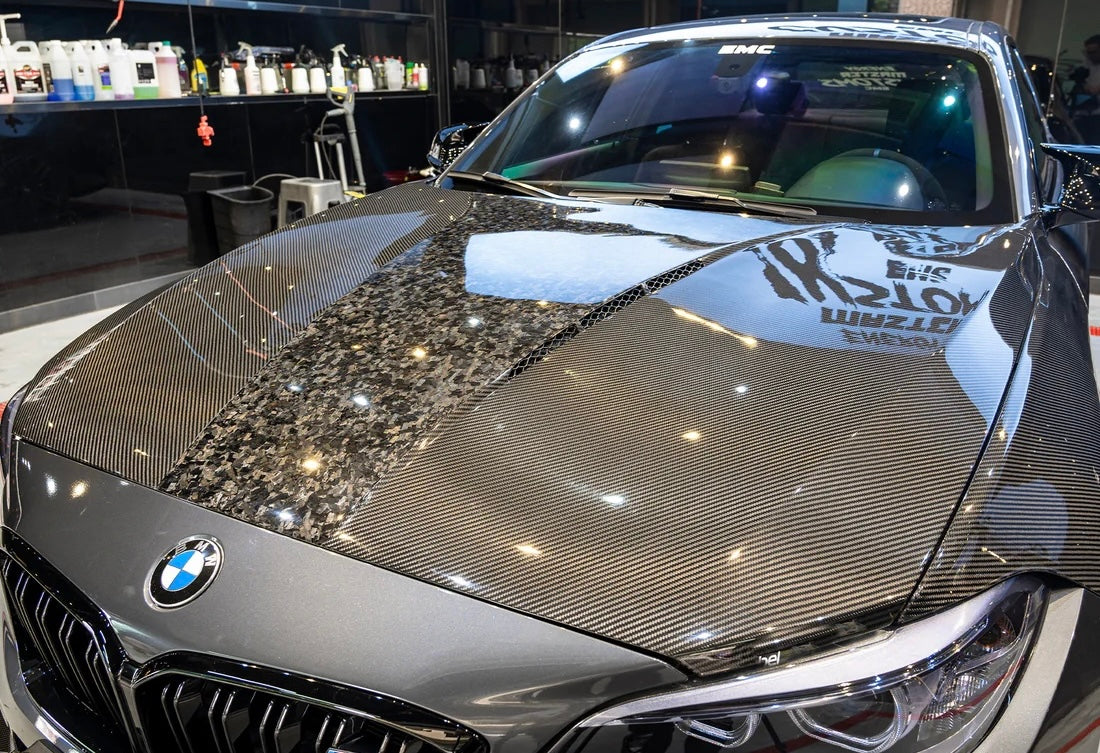 2016–2021 BMW F87 M2 Dry Carbon Fiber KB Hood