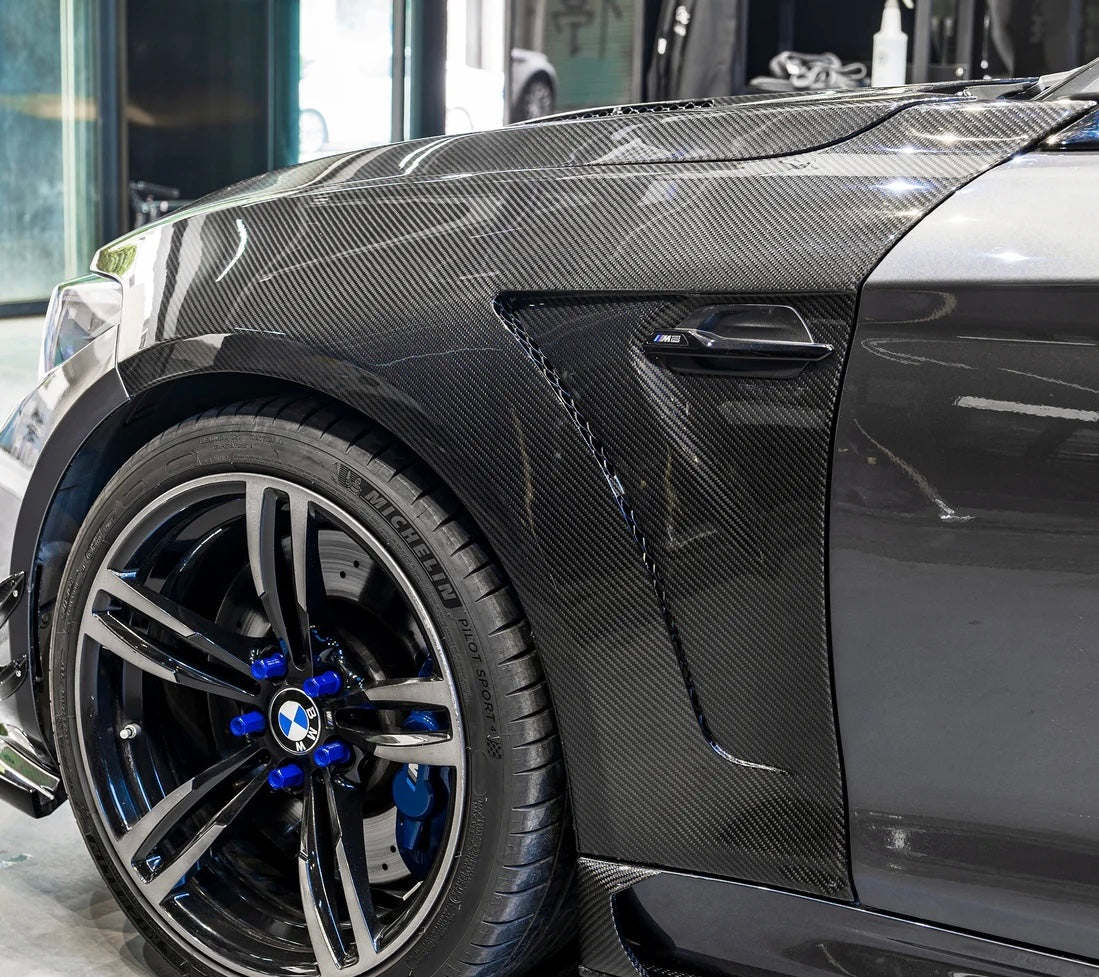 2016–2021 BMW F87 M2 Dry Carbon Fiber KB Fenders