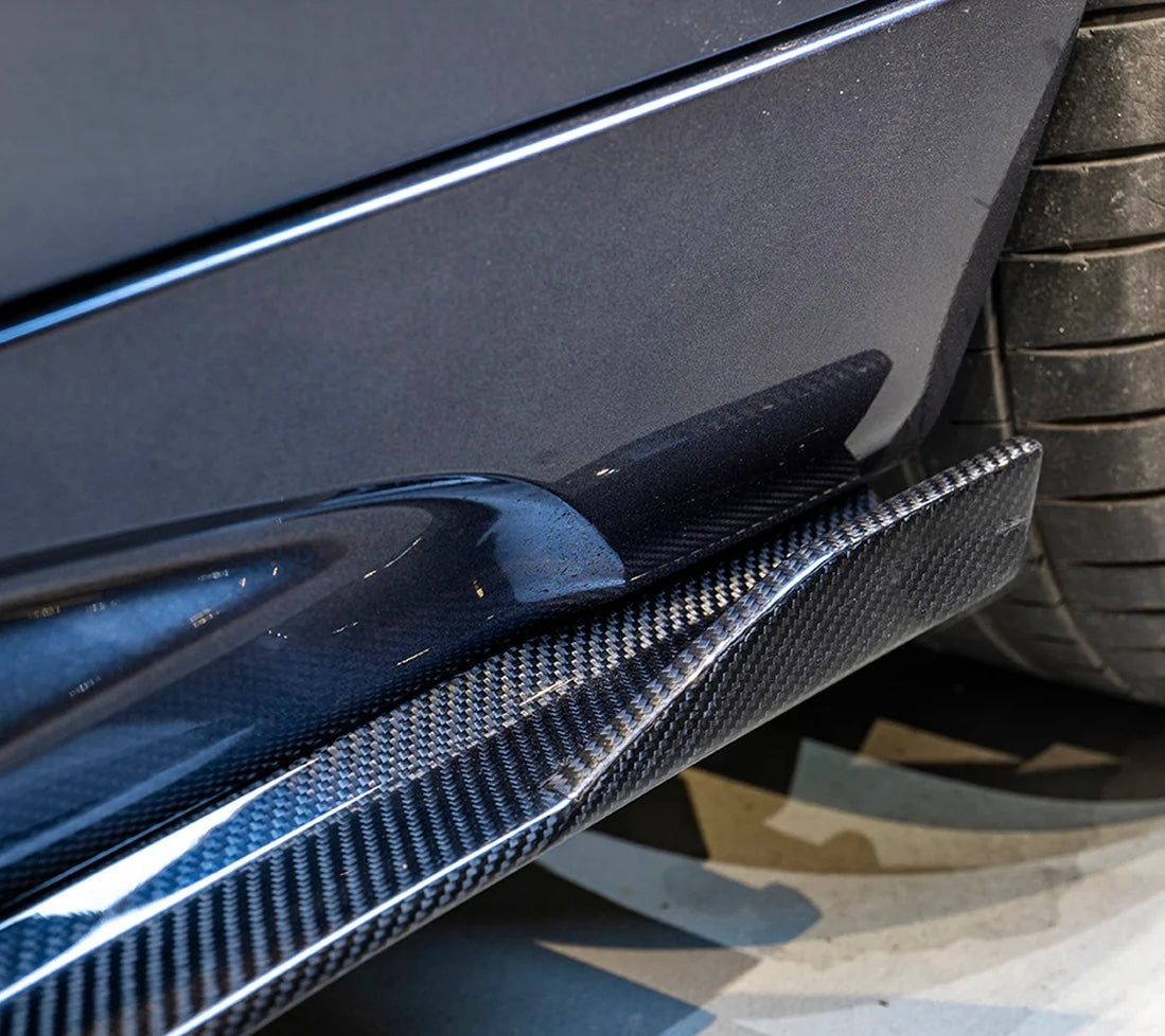 2016–2021 BMW F87 M2 Dry Carbon Fiber KB Side Skirts