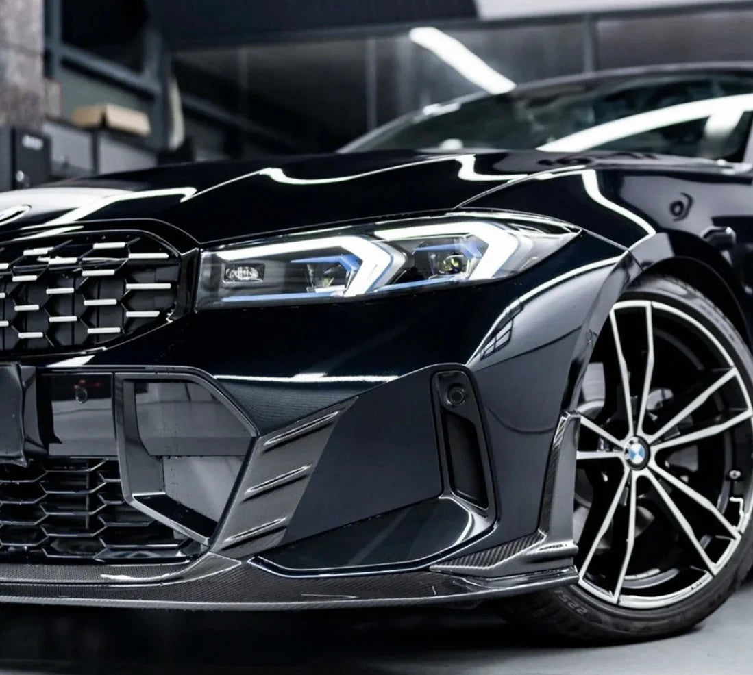 2023–On BMW G20 / G21 LCI Dry Carbon Fiber V1 Style Front Lip