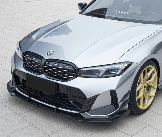 2023-On BMW G20 / G21 LCI Dry Carbon Fiber V2 Style Front Lip