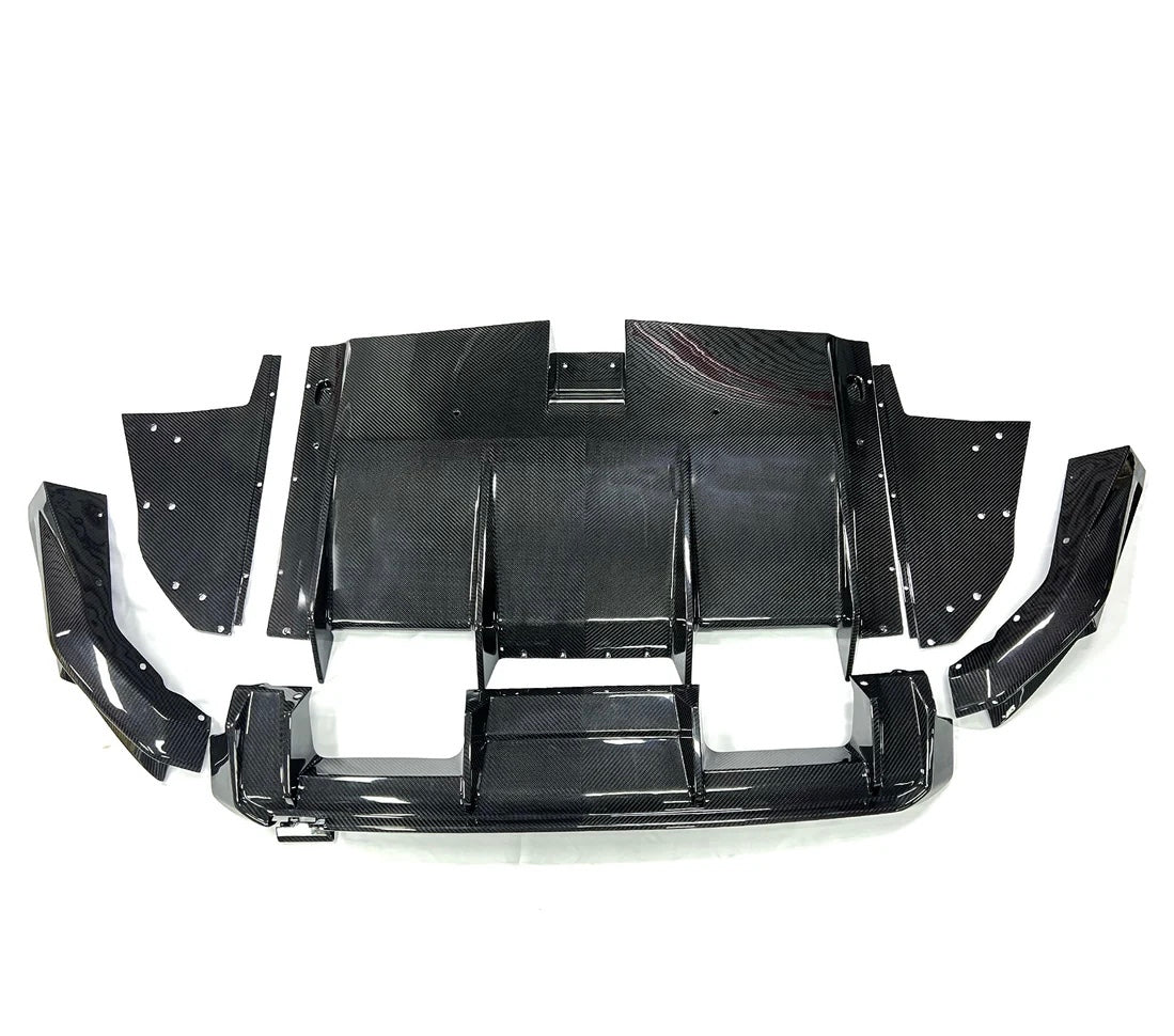 2021+ BMW G80 / G81 / G82 / G83 Dry Carbon Fiber R-Style Rear Diffuser