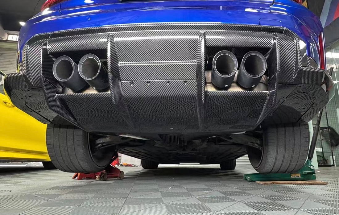 2021+ BMW G80 / G81 / G82 / G83 Dry Carbon Fiber R-Style Rear Diffuser