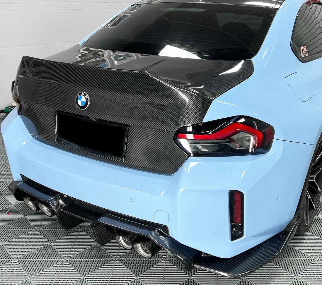2023+ BMW G87 M2 Dry Carbon Fiber AD Style Rear Diffuser