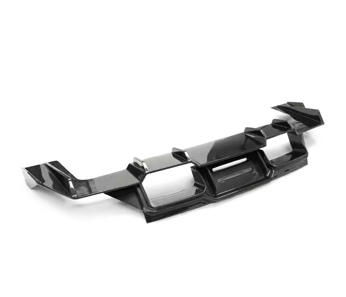 2023+ BMW M2 G87 Dry Carbon Fiber V-Style Rear Diffuser