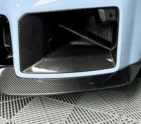 2023+ BMW G87 M2 Dry Carbon Fiber M Performance Style Front Bumper Air Vents