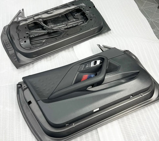 2023+ BMW G87 M2 / G42 M240i Dry Carbon Fiber Doors (Pair)