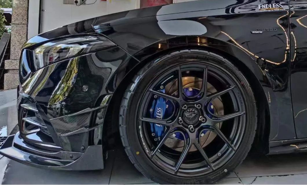 Mercedes Benz AMG A35/A35L Dry Carbon Fiber front Canards