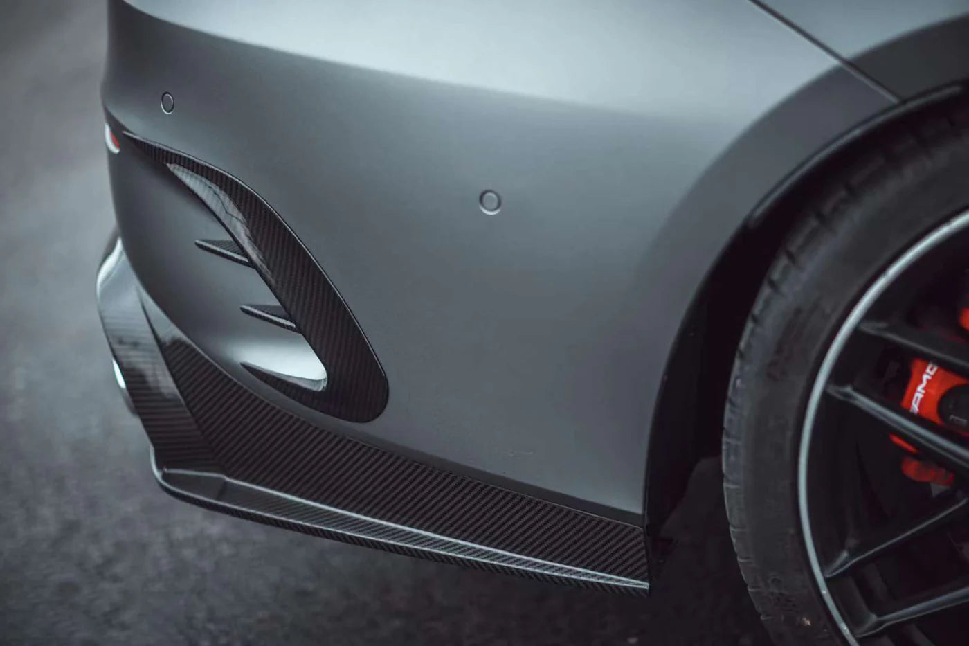 Mercedes Benz AMG C43 Coupe Dry Carbon Fiber Rear Canards