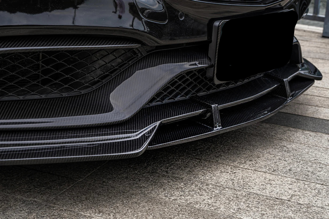 Mercedes Benz AMG C63  Dry Carbon Fiber Front Lip