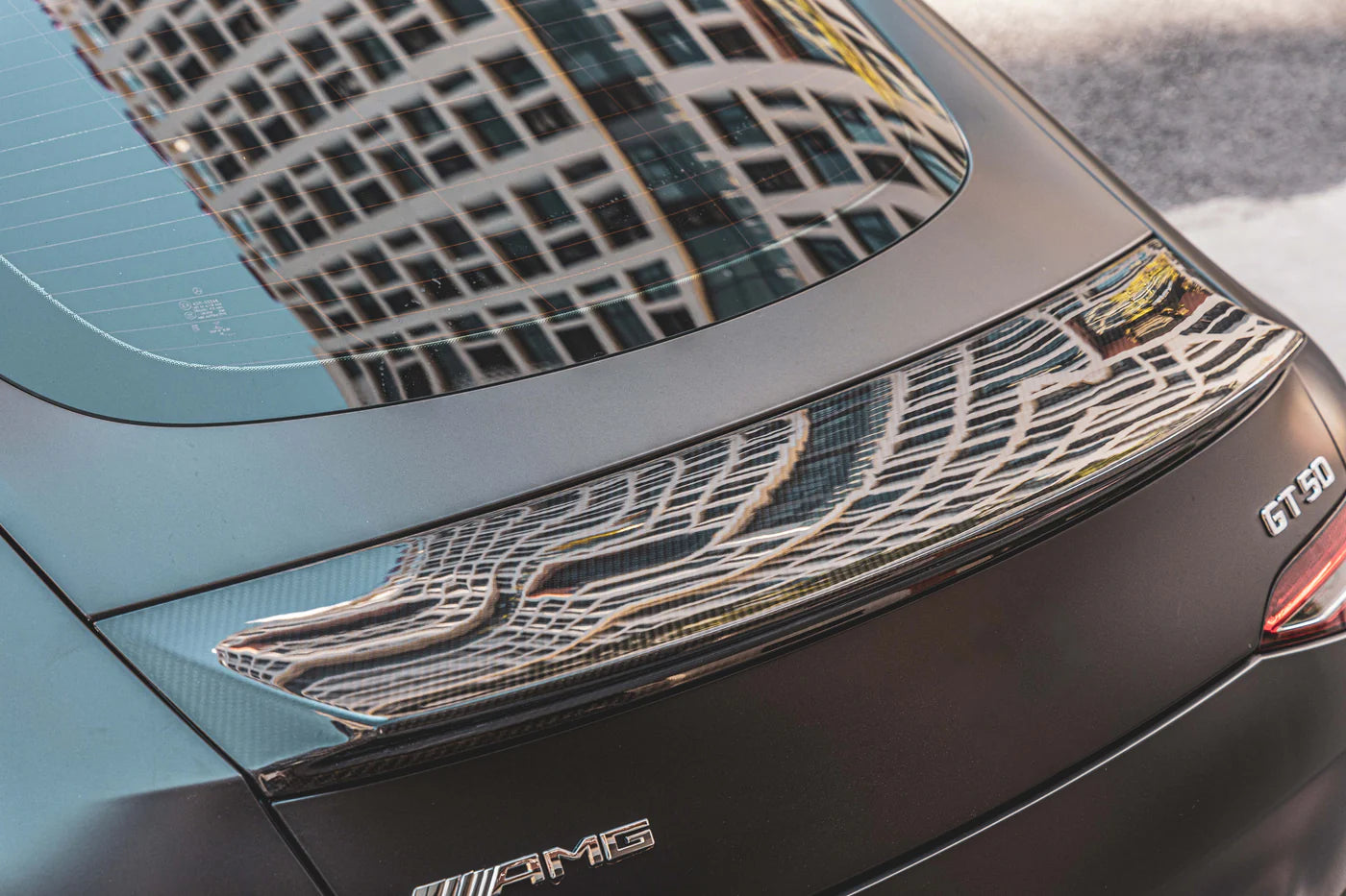 Mercedes Benz AMG GT50 Dry Carbon Fiber Trunk Deck Spoiler