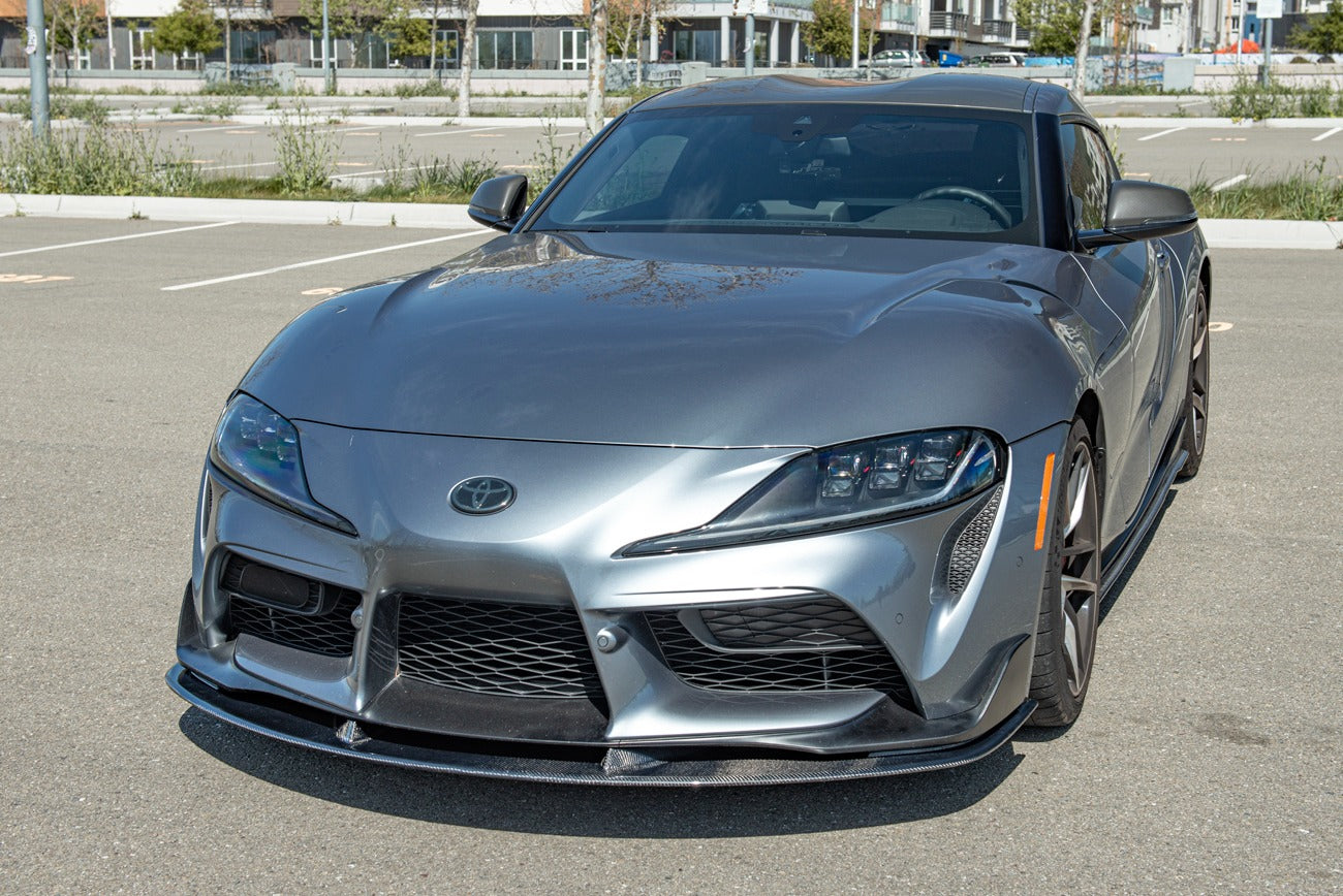 2020+ Toyota Supra GR A90 A91 AT Style Front Splitter