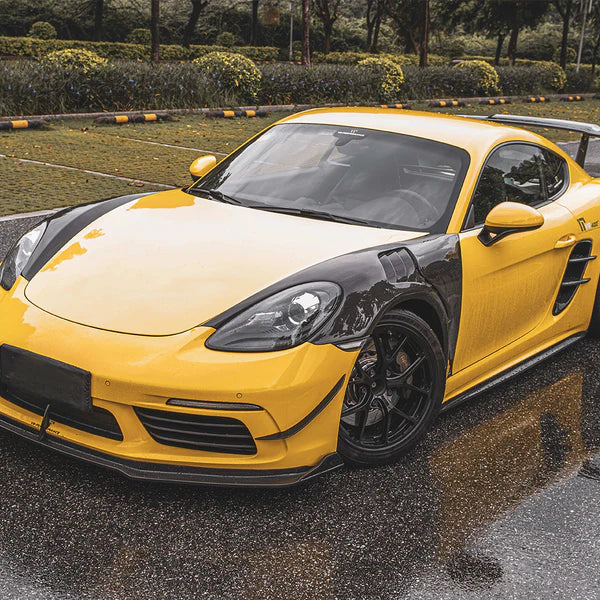 2016–2024 Porsche 718 Boxster / Cayman Dry Carbon Fiber Fenders