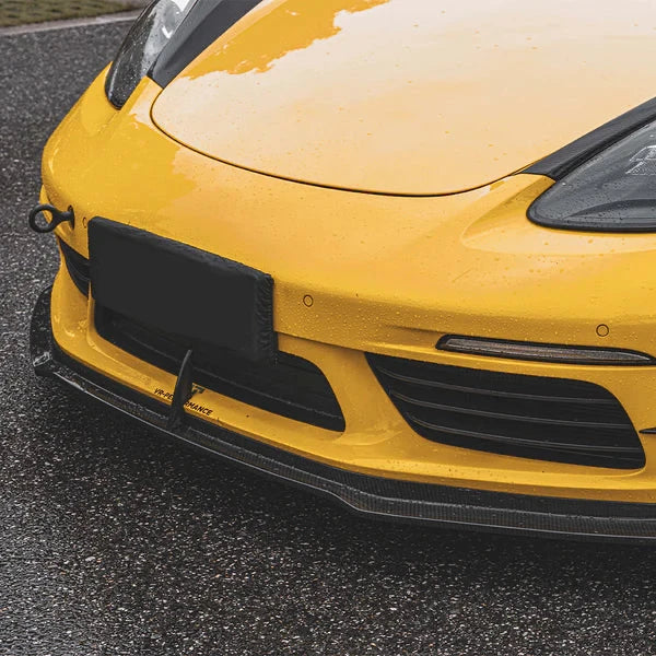 2016–2024 Porsche 718 Cayman / Boxster Dry Carbon Fiber Lip