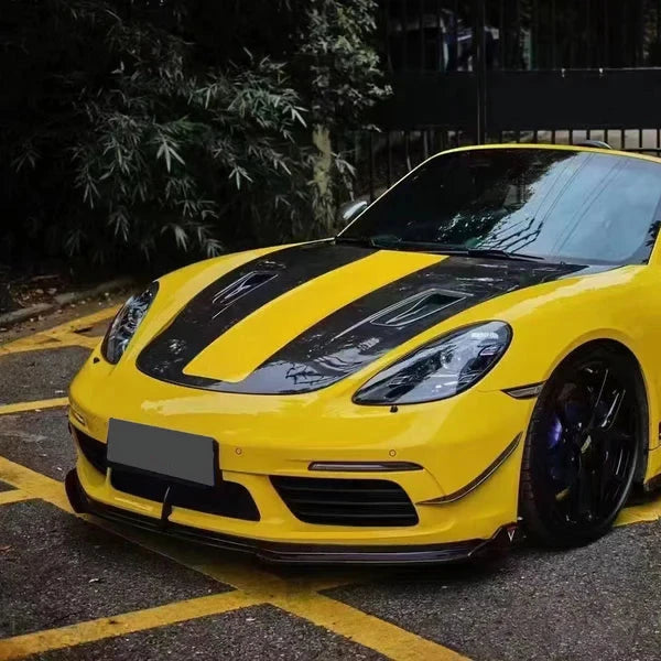 2016–2024 Porsche 718 Cayman / Boxster Dry Carbon Fiber Lip