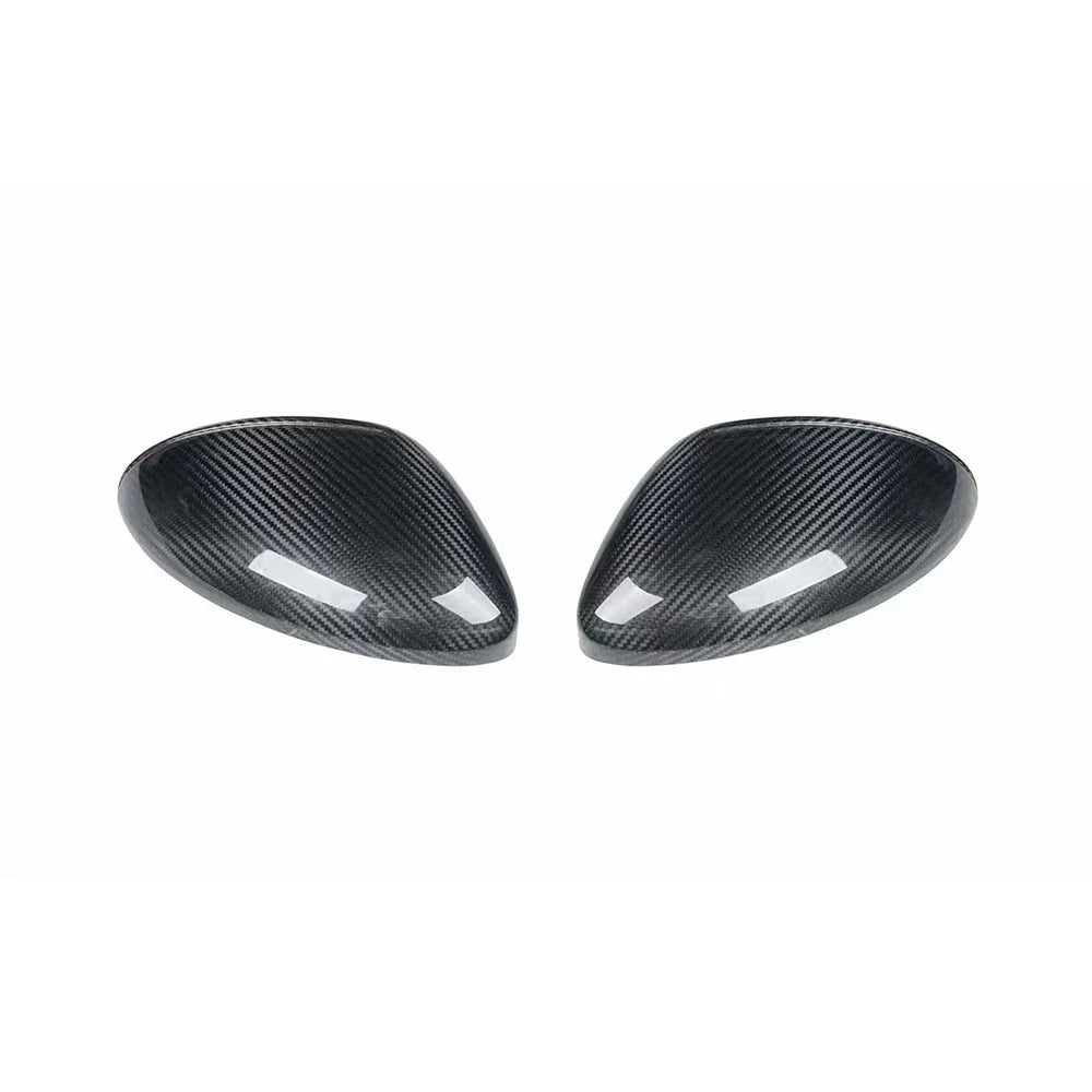 2016–2024 Porsche 718 Cayman / Boxster Dry Carbon Fiber Mirror Caps