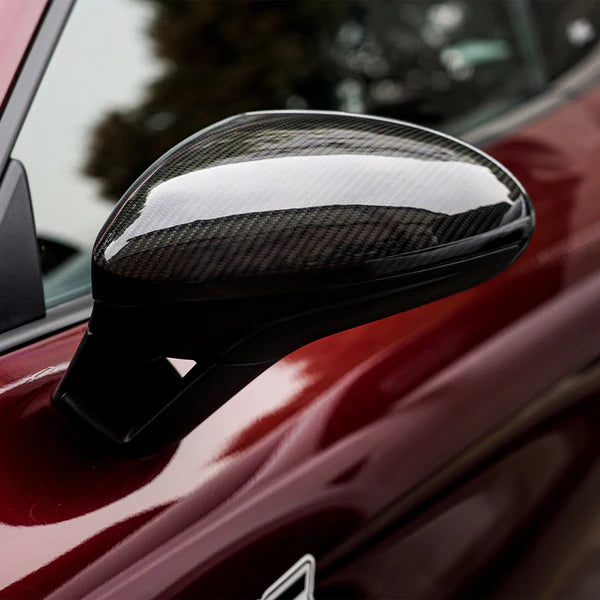 2016–2024 Porsche 718 Cayman / Boxster Dry Carbon Fiber Mirror Caps