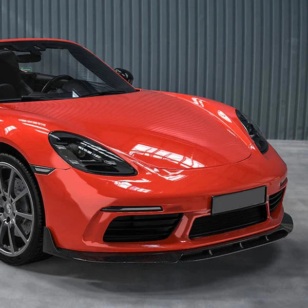 2016–2024 Porsche 718 Cayman / Boxster 982 Dry Carbon Fiber Lip